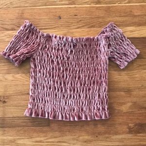 Never worn off the shoulder shirt